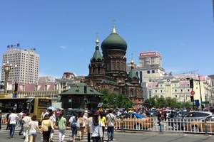 武汉到东北夕阳红老年旅游线路东北三省 漠河北极村专列16日游