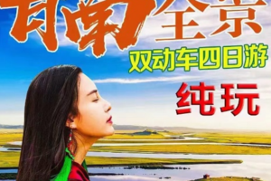 西安到甘南拉卜愣寺扎尕那黄河九曲第一湾若尔盖花湖动车4日游